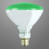 BR38 GREEN OUTDOOR FLOODLIGHT BULB 100 WATTS LONG LIFE 10,000 HOURS GREEN LIGHT BULB