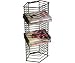 Atlantic 1331 Onyx DVD Black Wire Rack