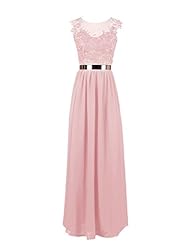 Lace Applique Backless Bridesmaid Dress/Prom Dress 