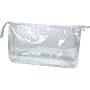 Clear Vinyl Rectangular Travel/Cosmetic Bag