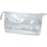 Clear Vinyl Rectangular Travel/Cosmetic Bag