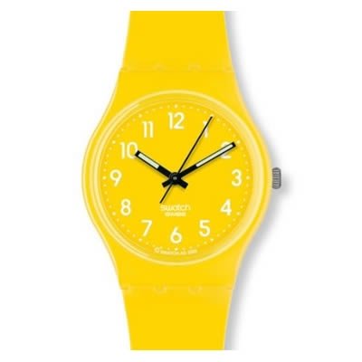 Swatch Originals Lemon Time Yellow Dial Unisex watch #GJ128