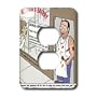 Rich Diesslins Miscellaneous Funny Cartoons - Very Strange Restaurant - Light Switch Covers - 2 plug outlet cover