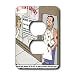 Londons Times Miscellaneous Funny Cartoons - Very Strange Restaurant - Light Switch Covers - 2 plug outlet cover