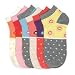Lot Of 6 Pairs Assorted Patterned Designs Kids Girls Anklet Ped Socks