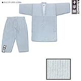 江戸一甚平【白絣】　十字　大人用（特大）