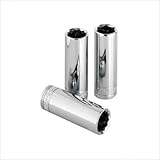 SK Hand Tool 42416 12 Point 3/8-Inch Drive Deep Socket, 1/2-Inch, Chrome [並行輸入品]