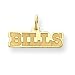 14K Buffalo Bills Small Name Logo Charm