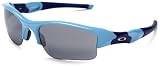 Oakley Men's Flak Jacket XLJ Tampa Bay Rays Sunglasses,Light Blue Frame/Black Lens,one size