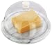 Polished White Cheese Board & Dome