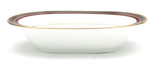 Noritake Ruby Coronet Oval Vegetable Bowl, 24-ounces