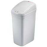 Trento Sensor 27 White Trash Can