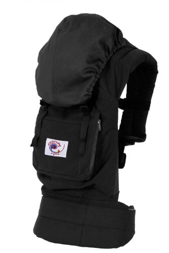 ERGO Baby Carrier - Organic Black with Solid Black Lining