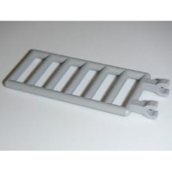 Lego Building Accessories 1 x 4 x 6 Grey Lattice with Snap, Bulk - 10 Pieces per Package