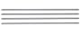BOSCH MS1222 Extra-Long Base Extension Rods for 4412 5412L Miter Saws