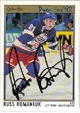 Russ Romaniuk, Winnipeg Jets Autographed Card