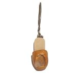 Moonstone Pendant 11 Sculpted Crystal Peach White Wire Stone Healing 1.8