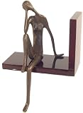 Female Bookend Bronze Figurine