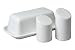 Waechtersbach Butterdish and Salt & Pepper Set, White