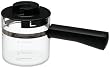 Capresso 3011.01 4-Cup Glass Replacement Carafe with Lid for Mini Espresso Machine