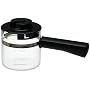 Capresso 3011.01 4-Cup Glass Replacement Carafe with Lid for Mini Espresso Machine