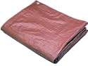 P-Line Brown Poly Tarps 6' x 8'