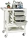 PVC Crash Carts - Crash Cart - PVC Crash Cart, 31 1/2'L x 20'W x 35 1/2'H PVC cart has three drawers, lower shelf and oxygen compartment.