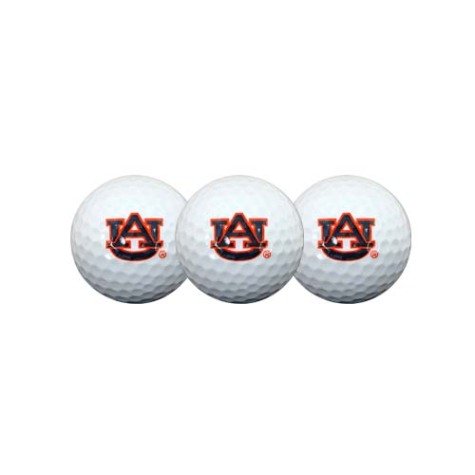 Auburn Tigers Ncaa Golf Ball 3-pack