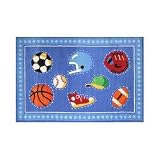 Sports Rug: Go Team (39 x 58)