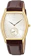 Gold Tone Stainless Steel Dress Champagne Dial