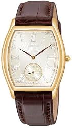Gold Tone Stainless Steel Dress Champagne Dial