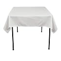 54 Inch Square Polyester Tablecloth White