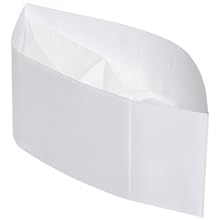 San Jamar DRC100 Paper Disposable Overseas Cap (Box of 10 - 100 per box)