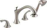 Delta T4792-SS Addison Roman Tub Faucet Trim with Handshower, Stainless Steel