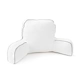 Pillow with Gray Trim in White