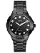 Guess #U12000G1 Men's Black IP WaterPro&reg; Diamond Accent Marker Bracelet Watch
