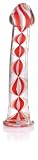 Don Wand Real Tip Rocket Glass Pleasure Wand, Peppermint Helix