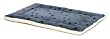 Midwest Quiet Time 23-By-17-Inch Paw Print/Fleece Reversible Pet Bed, Blue