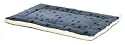 Midwest Quiet Time 23-By-18-Inch Paw Print/Fleece Reversible Pet Bed, Blue