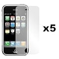 5-Pack Premium Reusable LCD Screen Protector with Lint Cleaning Cloth for Apple iPhone 3G 8GB 16GB [Accessory Export Packaging]