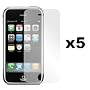 5-Pack Premium Reusable LCD Screen Protector with Lint Cleaning Cloth for Apple iPhone 3G 8GB 16GB [Accessory Export Packaging]