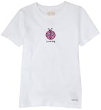 Life is Good Girls Crusher Love Bug Short Sleeve Tee