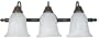 Yosemite Home Decor JH011-3DB 25-Inch 3-Light Bathroom Vanity, Dark Brown