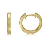14k Gold Round Hoop Earrings