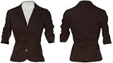 SELE Stretch Gathered Sleeve Blazer