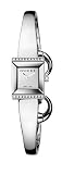 GUCCI Womens YA128504 G-Frame Quartz Silver Dial Watch