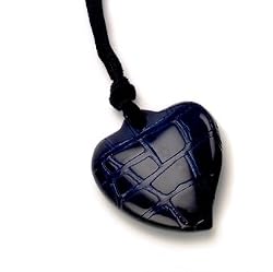 Chocolate Heart Pendant in Mystic