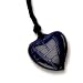 Chocolate Heart Pendant in Mystic