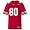 Nike Ohio State Buckeyes #80 Scarlet Twilled Football Jersey