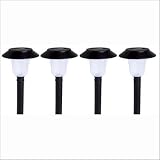 Westinghouse Solar Lighting 399014-08 Caliais Four Piece Solar Light Set in Black